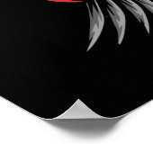 Japanische Kampfkran - Asiatische Kunst Poster (Ecke)