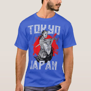 Japanische Kampfkunst Tengu Samurai mit Neko Mask T-Shirt