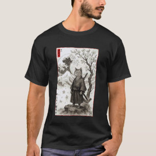 Japanische Kanagawa Edo-Malerei Ukiyo-e Samurai-Ka T-Shirt