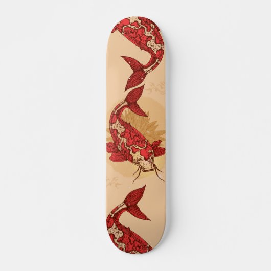 Japanische Karpfe Skateboard (Vorne)