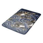 Japanische Karpfen Bath Mat Badematte (Schrägansicht)