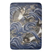 Japanische Karpfen Bath Mat Badematte (Vorderseite Vertikal)