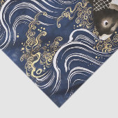 Japanische Karpfen - Gewebe Seidenpapier (Ausschnitt)