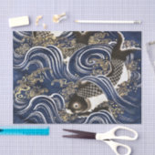 Japanische Karpfen - Gewebe Seidenpapier (Handwerk)