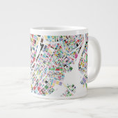 Japanische Karte Tokio Jumbo-Tasse (Vorderseite Rechts)