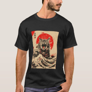 Japanische Katze Catzilla 2 T-Shirt