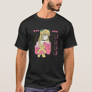 Japanische Katze Girl Anime-Charakter - Japan Aest T-Shirt