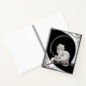 Japanische Katze im ukio-Stil Notizblock (Innenseite)