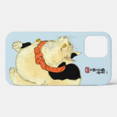 Japanische Katze, Kuniyoshi (Farbe änderbar) Case-Mate iPhone Hülle (Rückseite (Horizontal))