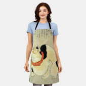 Japanische Katze, Kuniyoshi, Ukiyo-e Schürze (Getragen)