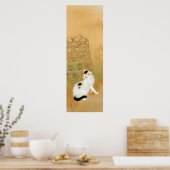 Japanische Katze, Takeuchi Seihō, japanische Kunst Poster (Küche)