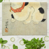 Japanische Katze, Utagawa Kuniyoshi Küchentuch (Gefaltet)