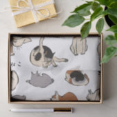 Japanische Katzen (Farbwechsel im Hintergrund mögl Seidenpapier (Geschenk)