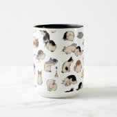 Japanische Katzen, Hiroshige, Ukiyo-e Tasse (Zentrum)