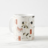 Japanische Katzen Kaffeetasse (Vorderseite Links)