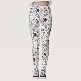 Japanische Katzen, Kuniyoshi, Ukiyo-e Leggings