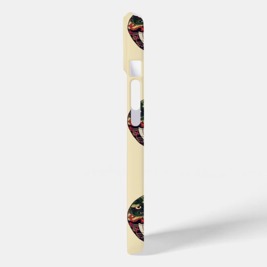 JAPANISCHE KATZEN, ROTE TATTOOS, YIN YANG Case-Mate iPhone HÜLLE (Rückseite / Links)