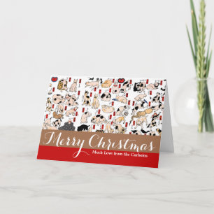 Japanische Katzen Ukiyo-e Funny kitty Feiertagskarte