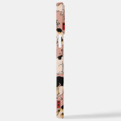 Japanische Katzen Ukiyo-e Funny kitty iPhone Hülle (Rechte Seite)