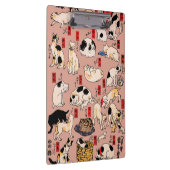 Japanische Katzen Ukiyo-e Funny kitty Klemmbrett (Rechts)