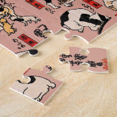 Japanische Katzen Ukiyo-e Funny kitty Puzzle (Seite)
