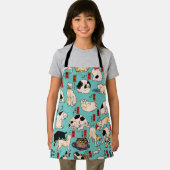 Japanische Katzen Ukiyo-e Funny kitty Schürze (Insitu)