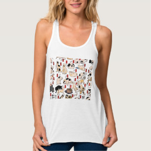 Japanische Katzen Ukiyo-e Funny kitty Tank Top