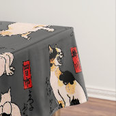 Japanische Katzen Ukiyo-e Funny kitty Tischdecke (Beispiel)
