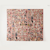 Japanische Katzen Ukiyo-e Funny kitty Wandteppich (Vorderseite (Horizontal))