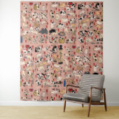 Japanische Katzen Ukiyo-e Funny kitty Wandteppich (Beispiel)