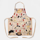 Japanische Katzen von Utagawa Kuniyoshi-Schürze Schürze (Vorderseite)