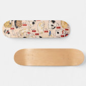 Japanische Katzen von Utagawa Kuniyoshi Skateboard (Horizontal)