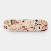 Japanische Katzen von Utagawa Kuniyoshi Skateboard (Horizontal)