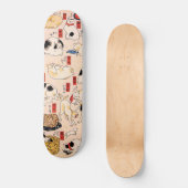Japanische Katzen von Utagawa Kuniyoshi Skateboard (Vorderseite)