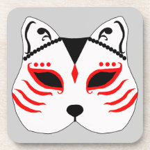 Japanische Katzenmaske