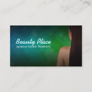 japanische Keratinbehandlung Visitenkarten Visitenkarte