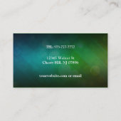 japanische Keratinbehandlung Visitenkarten Visitenkarte (Rückseite)