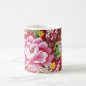 Japanische Kimono-Blumen Kaffeetasse (Mittel)