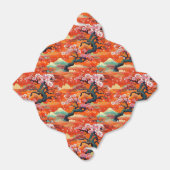 Japanische Kimono Fabric stilisierte die Gevor Box Geschenkschachtel (Ungefaltet)