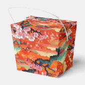 Japanische Kimono Fabric stilisierte die Gevor Box Geschenkschachtel (Rückseite)