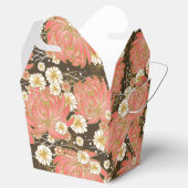 Japanische Kimono Fabric stilisierte die Gevor Box Geschenkschachtel (Geöffnet)