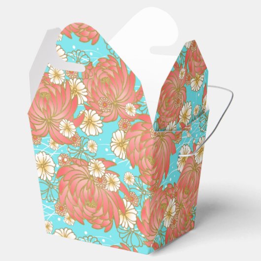 Japanische Kimono Fabric stilisierte die Gevor Box Geschenkschachtel (Geöffnet)