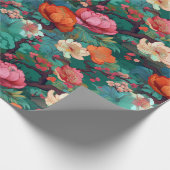 Japanische Kimono Fabric-Verpackung Geschenkpapier (Ecke)