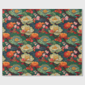 Japanische Kimono Fabric-Verpackung Geschenkpapier (Flach)