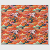 Japanische Kimono Fabric-Verpackung Geschenkpapier (Flach)