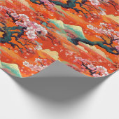 Japanische Kimono Fabric-Verpackung Geschenkpapier (Ecke)