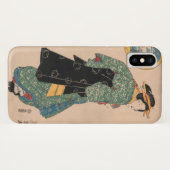 Japanische Kimono Frau: Ukiyo-e Woodblock Print Case-Mate iPhone Hülle (Rückseite (Horizontal))