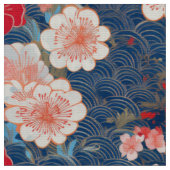 Japanische Kimono-inspirierte Ware Stoff (Nahaufnahme)