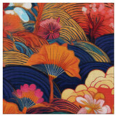 Japanische Kimono-inspirierte Ware Stoff (Nahaufnahme)