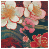 Japanische Kimono-inspirierte Ware Stoff (Nahaufnahme)